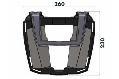 Hepco&Becker Easyrack Top Case Carrier R 1300 GS