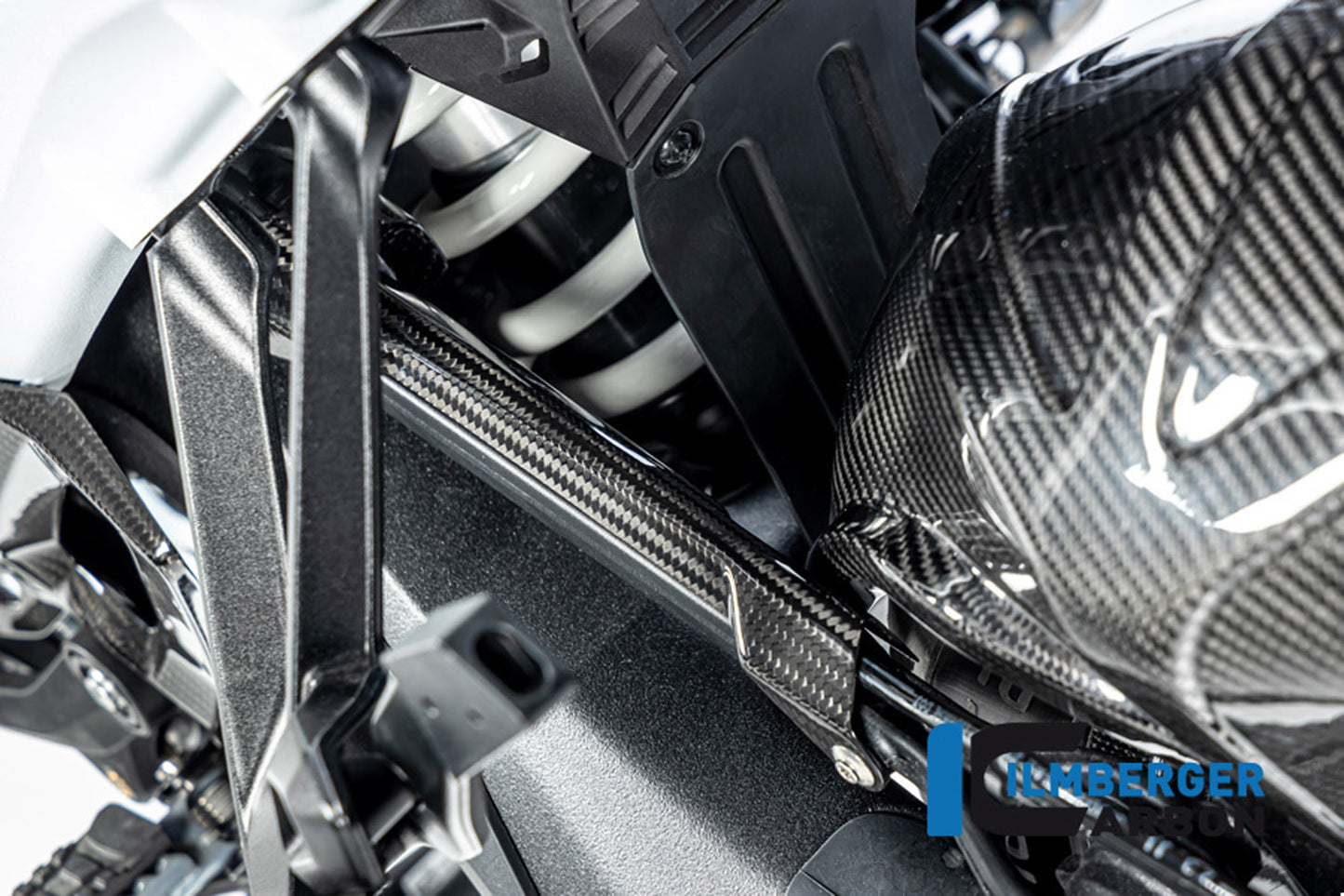 Ilmberger Brake line cover R 1300 GS + Adventure - carbon - glossy