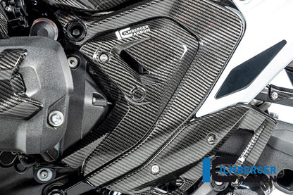Ilmberger Frame triangle cover R 1300 GS + Adventure - left - carbon - glossy
