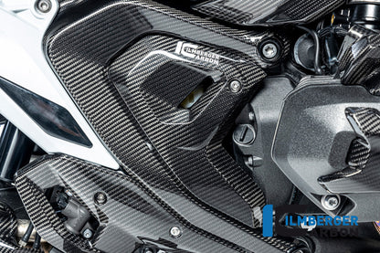 Ilmberger Frame triangle cover R 1300 GS + Adventure - right - carbon - glossy