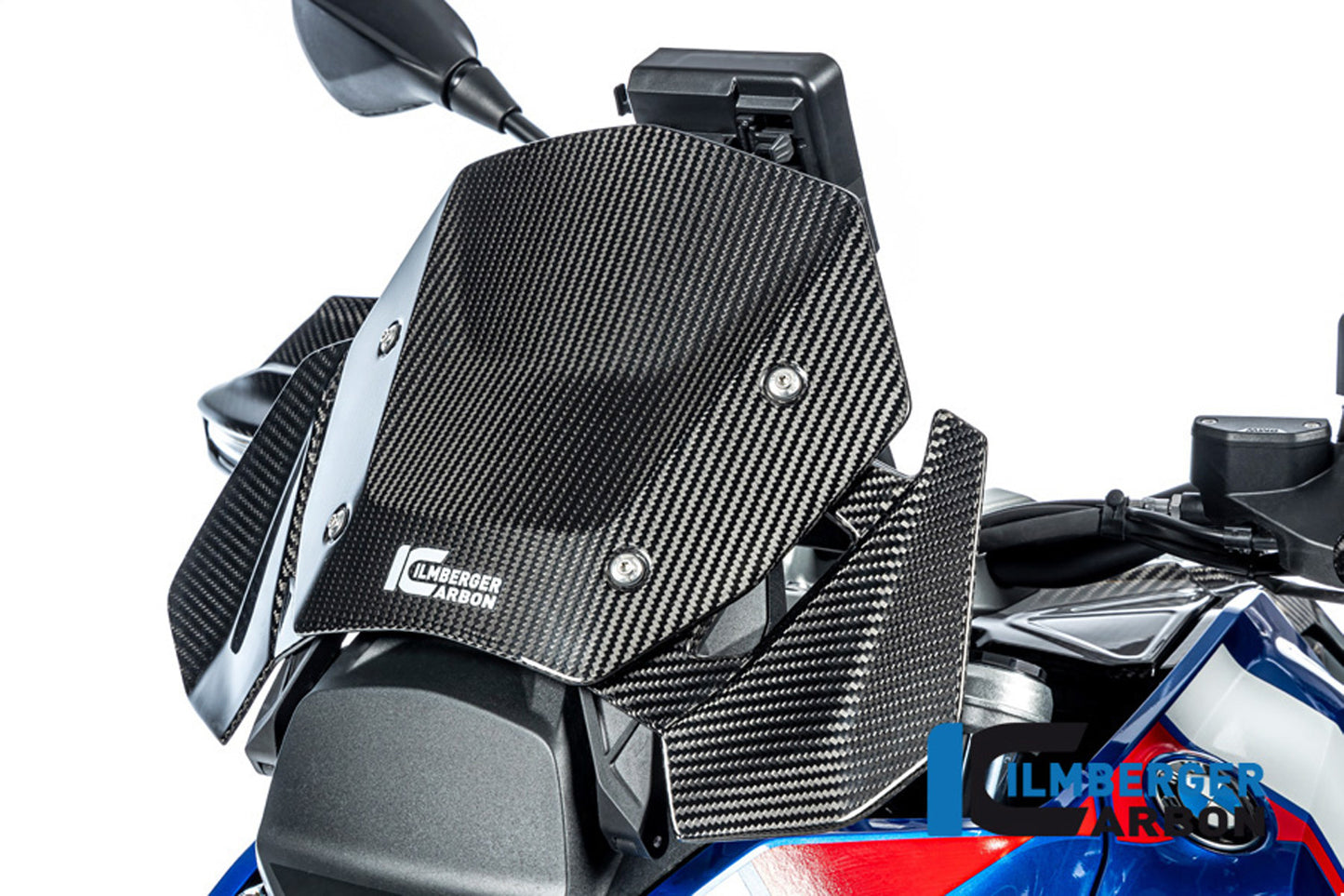 Ilmberger Wind deflector R 1300 GS - left - carbon - glossy