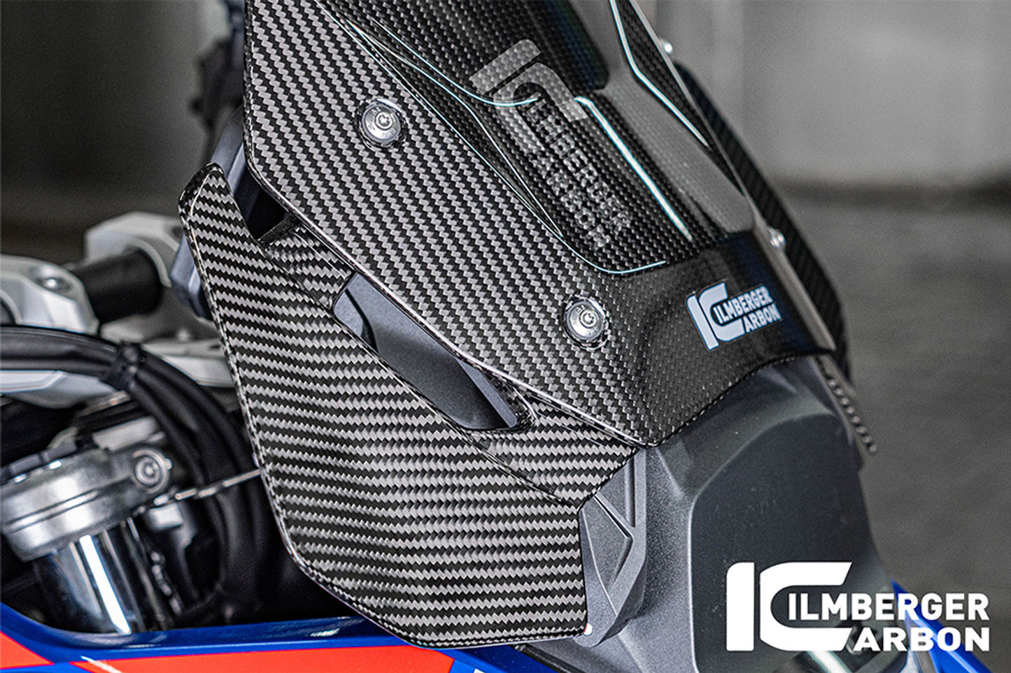 Ilmberger Wind deflector R 1300 GS - right - carbon - glossy