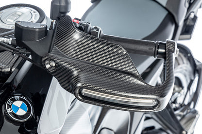 Ilmberger Hand protector with indicator mount R 1300 GS (Adventure) - left - carbon - matt