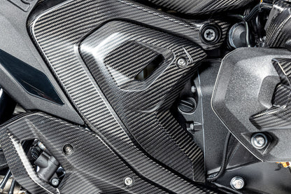 Ilmberger Frame triangle cover R 1300 GS + Adventure - right - carbon - matt