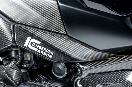 Ilmberger Tank cover bottom R 1300 GS - left - carbon - matt