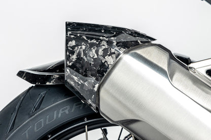 Ilmberger rear exhaust heat shield R 1300 GS + Adventure - Black Diamond Carbon - glossy