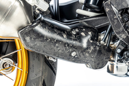 Ilmberger exhaust heat shield bottom R 1300 GS (Adventure) - Black Diamond Carbon - matt