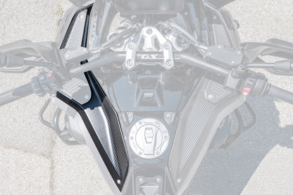Ilmberger Upper Tank Cover R 1300 GS Adventure - left - carbon - matt