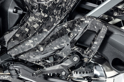 Ilmberger Heel guard R 1300 GS - left - Black Diamond Carbon - glossy