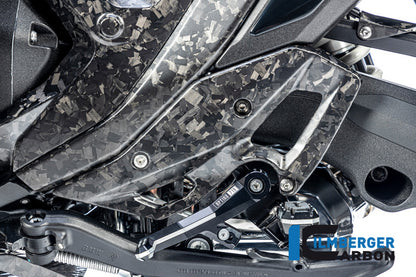 Ilmberger Heel guard R 1300 GS (Adventure) - left - Black Diamond Carbon - matt