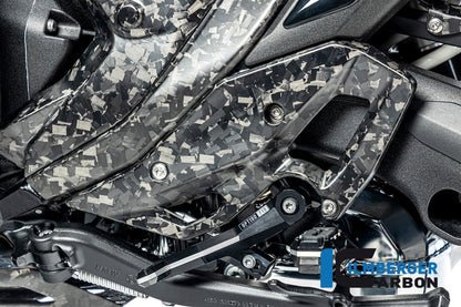 Ilmberger Heel guard R 1300 GS (Adventure) - left - Black Diamond Carbon - matt