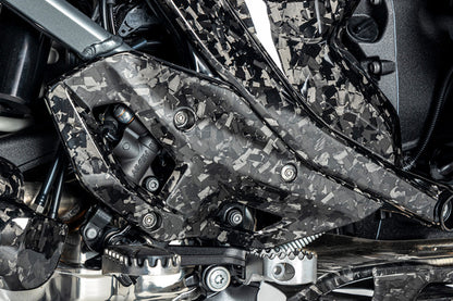 Ilmberger Heel guard R 1300 GS - right - Black Diamond Carbon - glossy