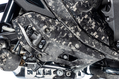 Ilmberger Heel guard R 1300 GS (Adventure) - right - Black Diamond Carbon - matt