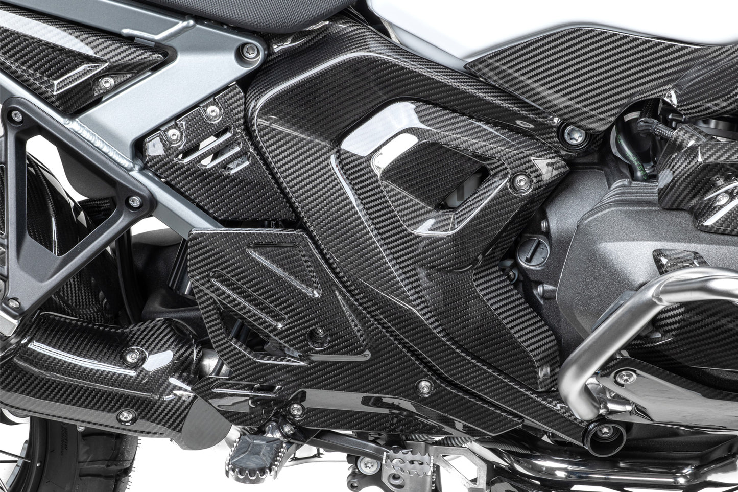 Ilmberger Heel guard R 1300 GS Adventure - right - carbon - glossy