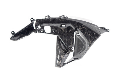 Ilmberger air outlet cover R 1300 GS - left - Black Diamond Carbon - glossy