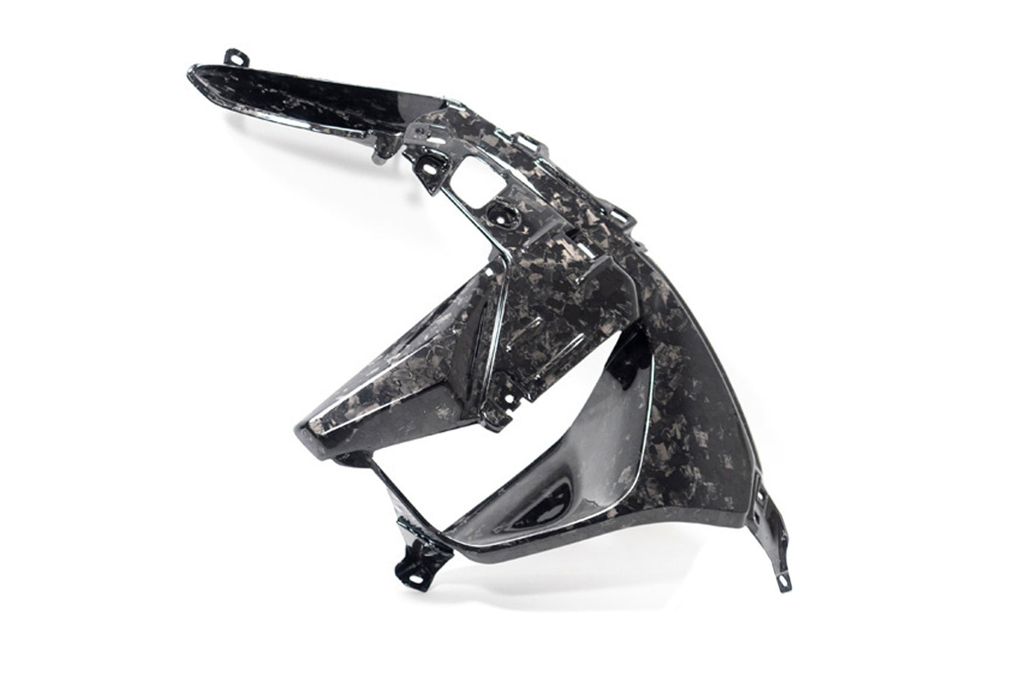 Ilmberger air outlet cover R 1300 GS - left - Black Diamond Carbon - glossy