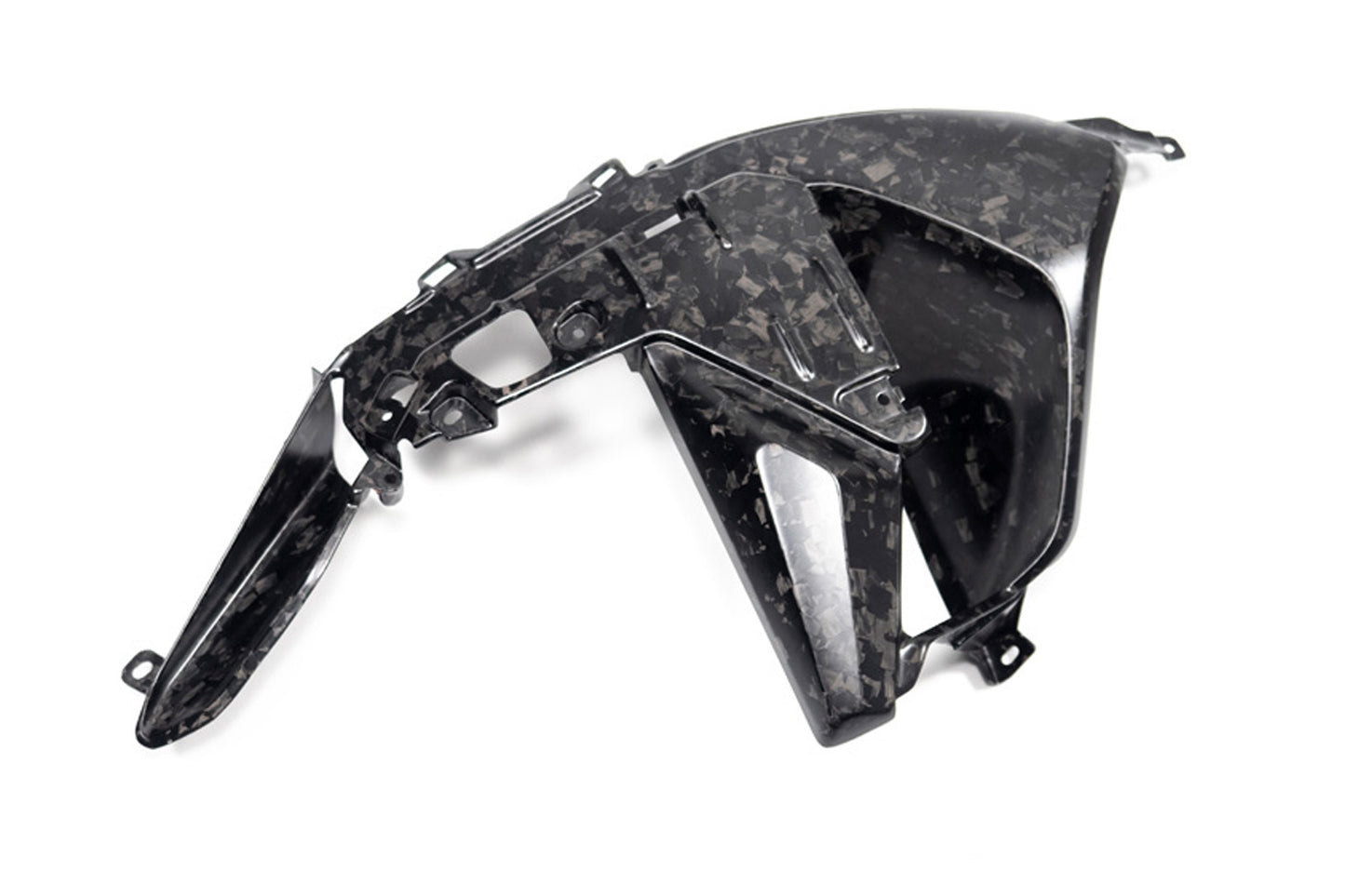 Ilmberger air outlet cover R 1300 GS - left - Black Diamond Carbon - matt