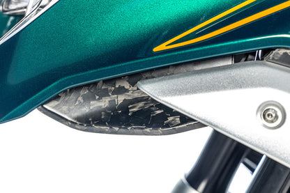 Ilmberger air outlet cover R 1300 GS - left - Black Diamond Carbon - matt