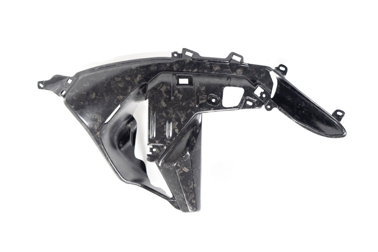 Ilmberger air outlet cover R 1300 GS - right - Black Diamond Carbon - matt