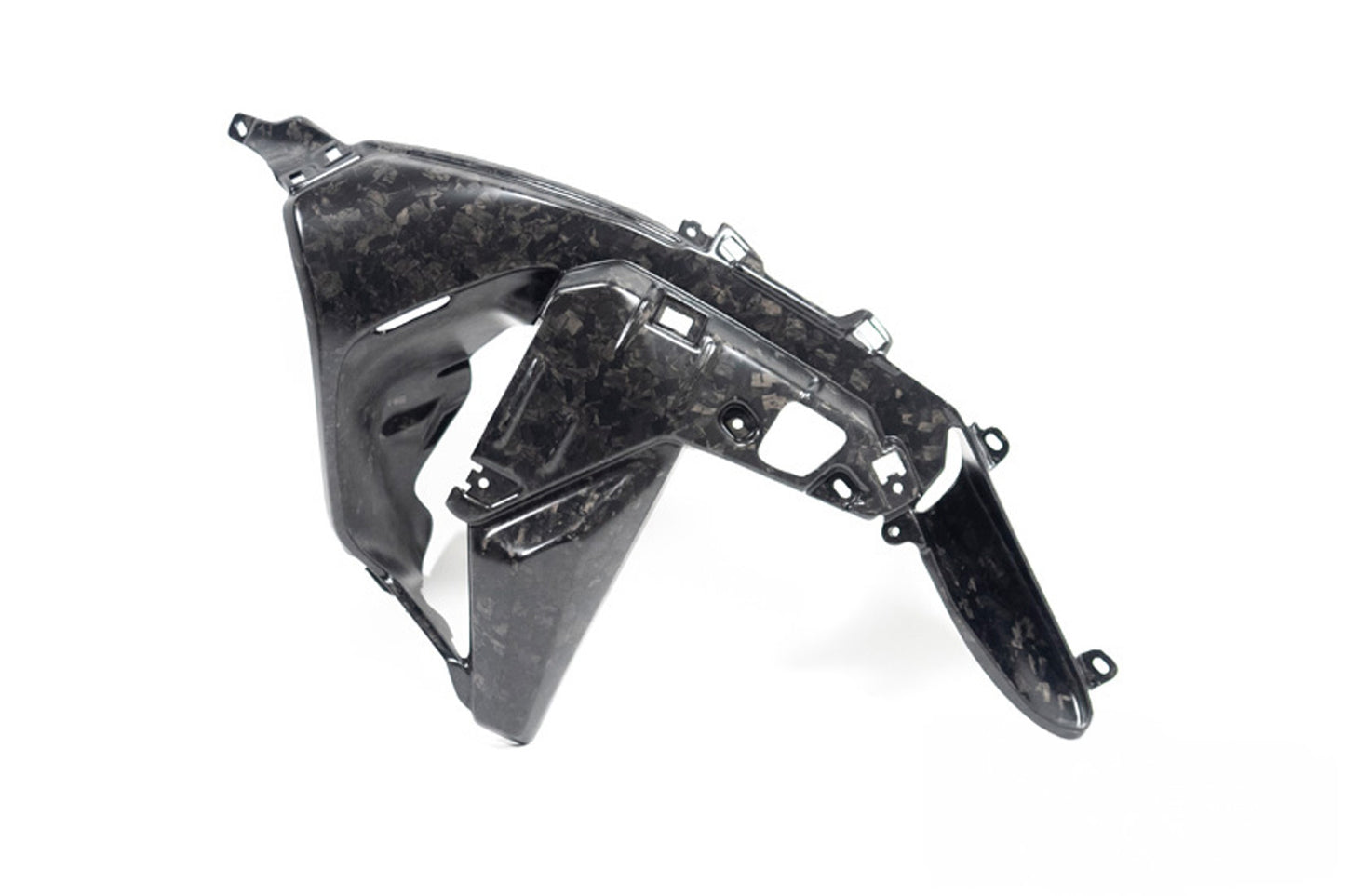 Ilmberger air outlet cover R 1300 GS - right - Black Diamond Carbon - matt