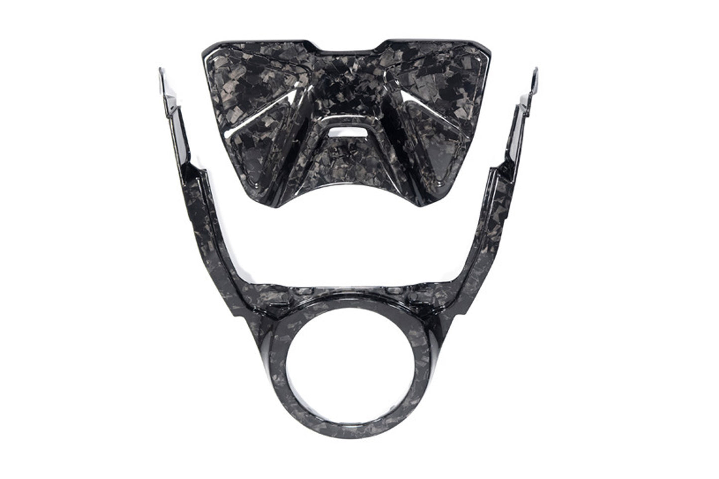 Ilmberger Upper tank cover R 1300 GS - Black Diamond Carbon - glossy