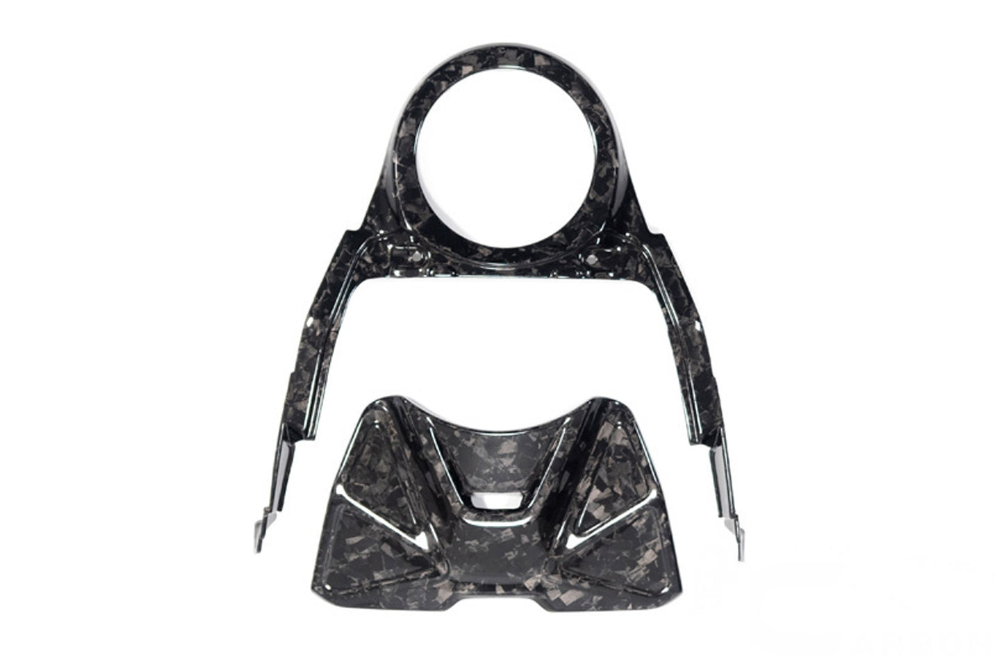 Ilmberger Upper tank cover R 1300 GS - Black Diamond Carbon - glossy