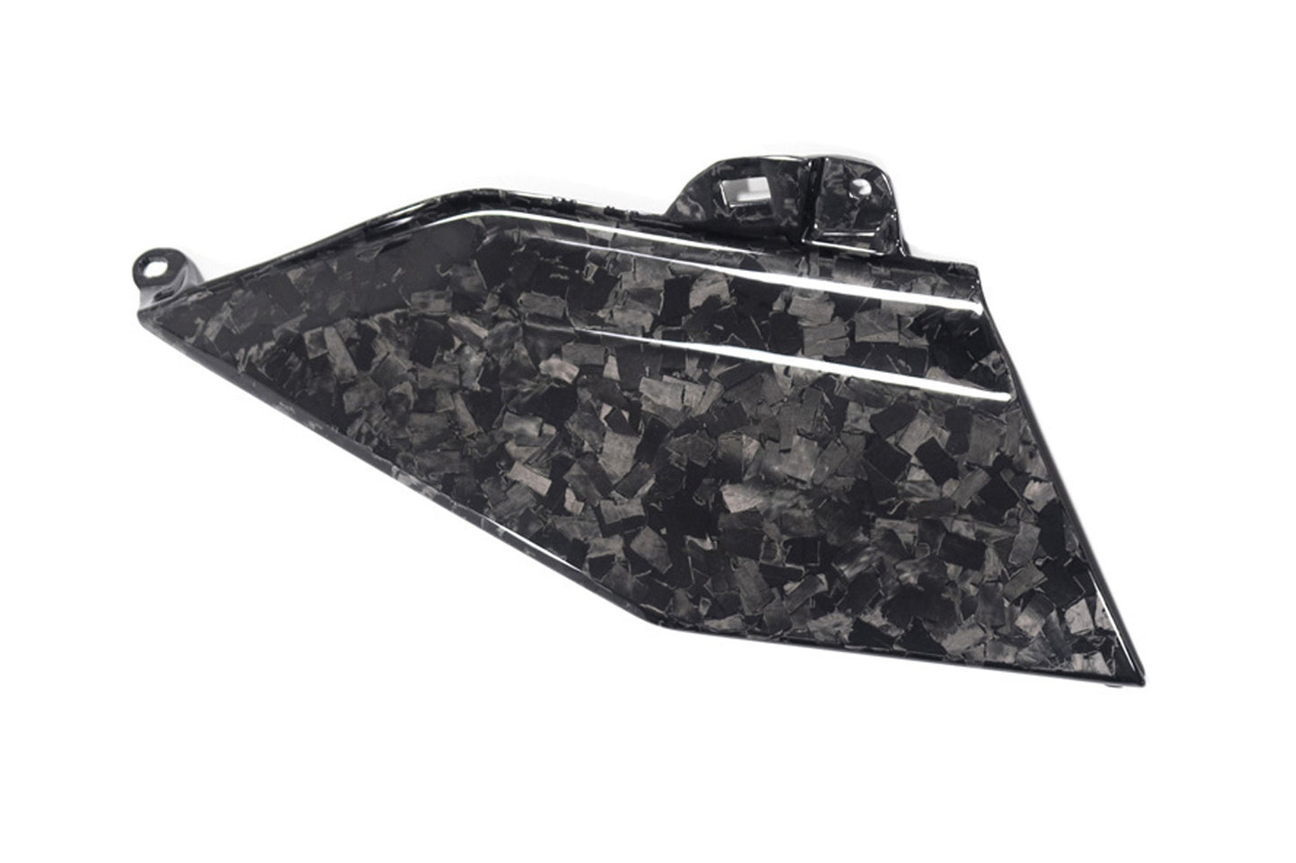 Ilmberger Tank cover bottom (upper part) R 1300 GS - left - Black Diamond Carbon - glossy