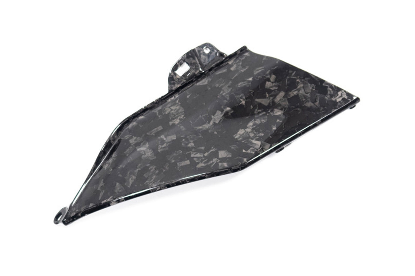 Ilmberger Tank cover bottom (upper part) R 1300 GS - left - Black Diamond Carbon - glossy