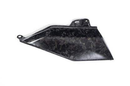 Ilmberger Tank cover bottom (upper part) R 1300 GS - left - Black Diamond Carbon - matt