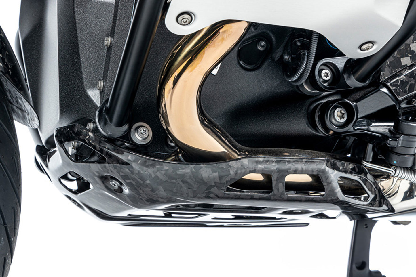 Ilmberger lower motor protection R 1300 GS (Adventure) - Black Diamond Carbon - glossy