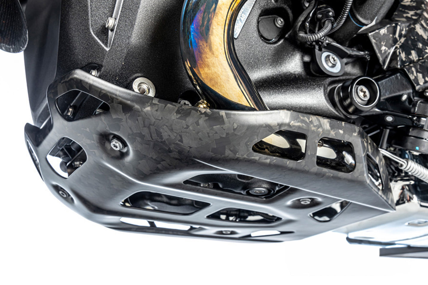 Ilmberger lower motor protection R 1300 GS (Adventure) - Black Diamond Carbon - matt