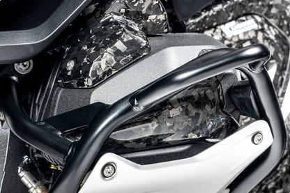 Ilmberger cover for spark plug connectors R 1300 GS + Adventure - left - Black Diamond Carbon - glossy