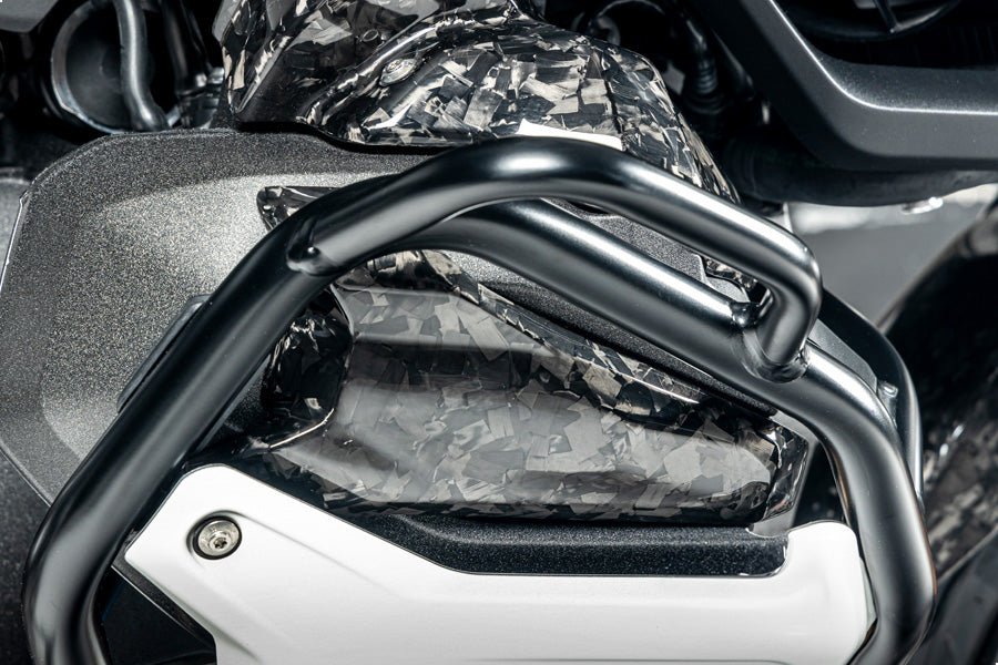 Ilmberger cover for spark plug connectors R 1300 GS + Adventure - right - Black Diamond Carbon - glossy