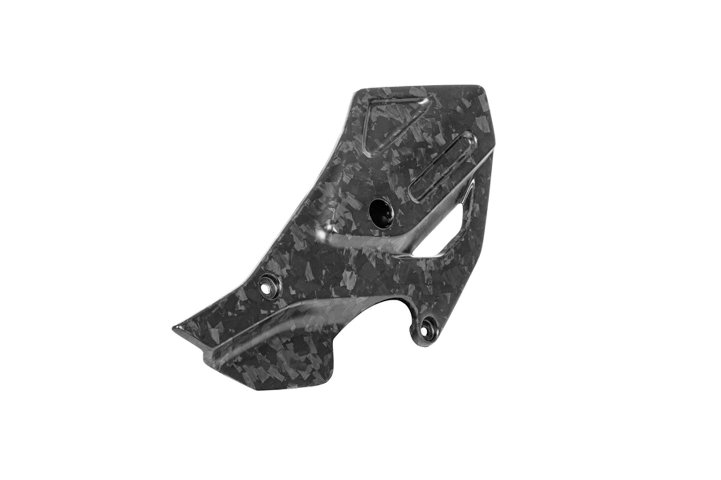 Ilmberger Heel guard R 1300 GS Adventure - left - Black Diamond Carbon - glossy