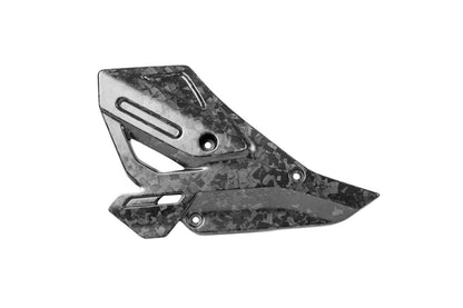 Ilmberger Heel guard R 1300 GS Adventure - right - Black Diamond Carbon - glossy