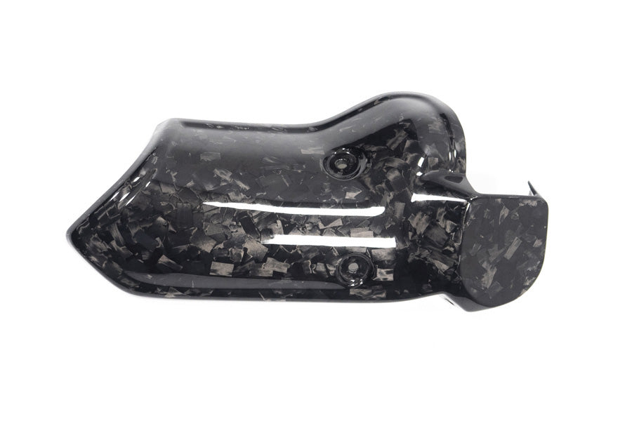 Ilmberger exhaust heat shield bottom R 1300 GS + Adventure - Black Diamond Carbon - glossy