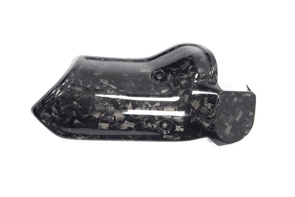 Ilmberger exhaust heat shield bottom R 1300 GS + Adventure - Black Diamond Carbon - glossy