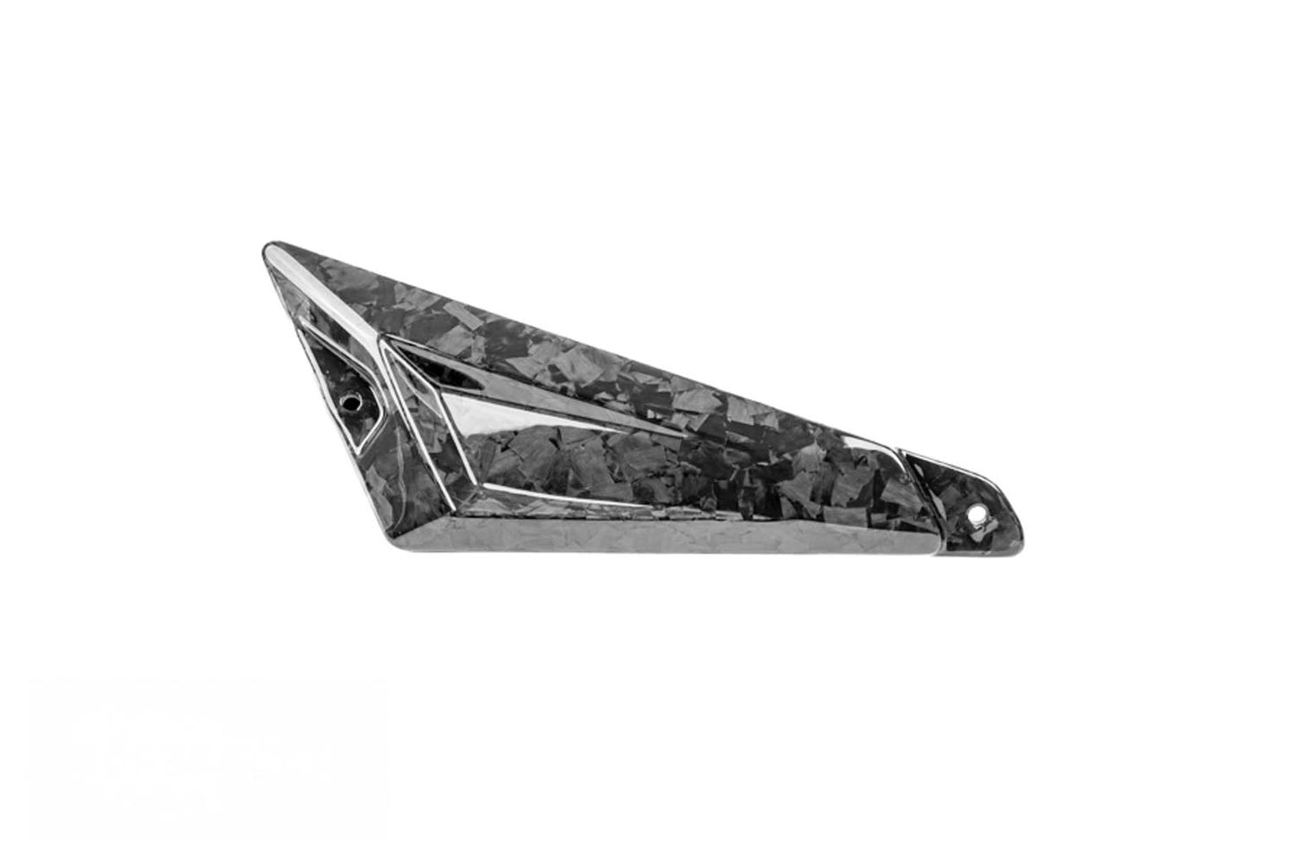 Ilmberger Rear Triangle Cover for Rear Frame R 1300 GS Adventure - left - Black Diamond Carbon - glossy