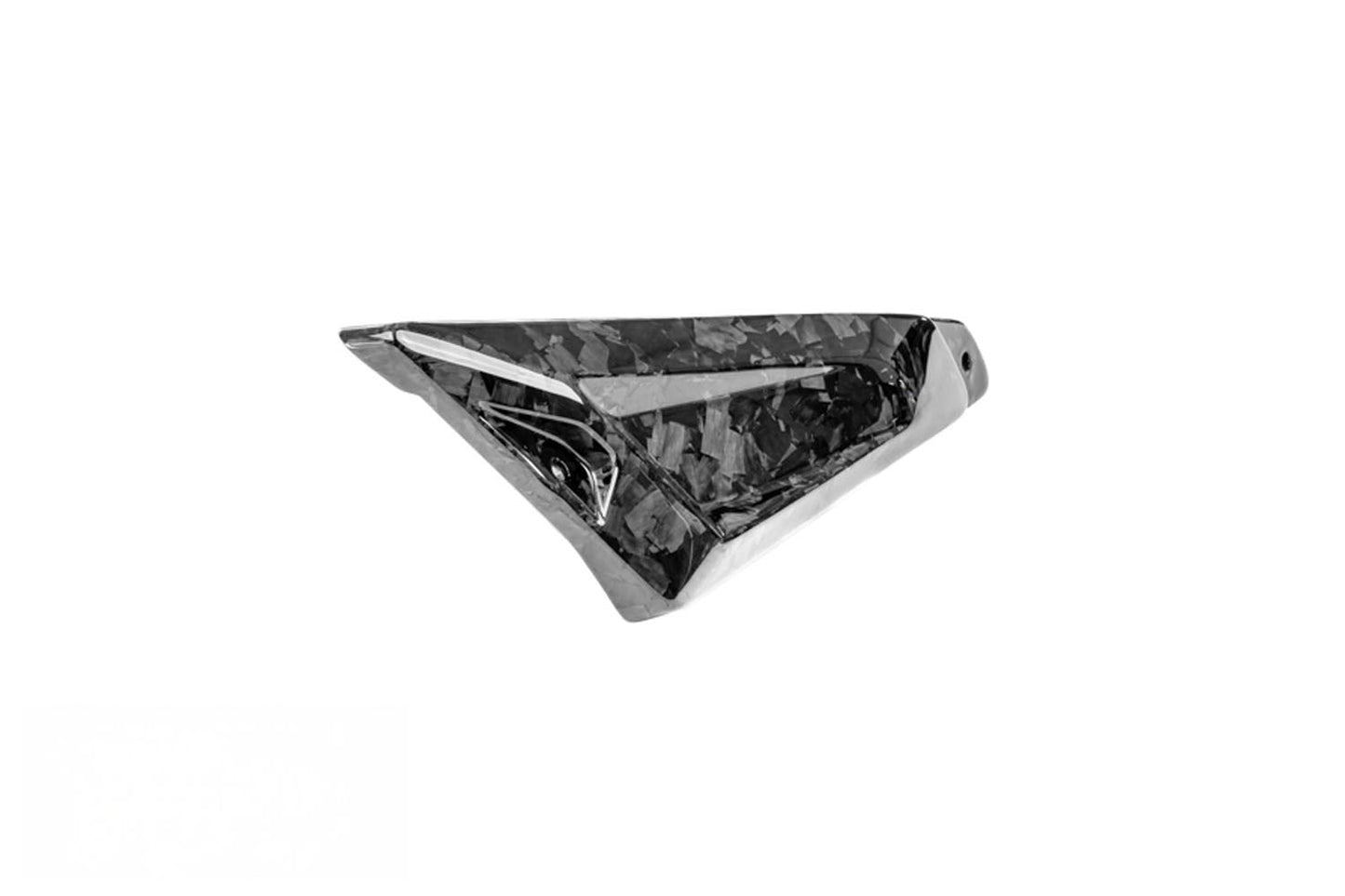 Ilmberger Rear Triangle Cover for Rear Frame R 1300 GS Adventure - left - Black Diamond Carbon - glossy