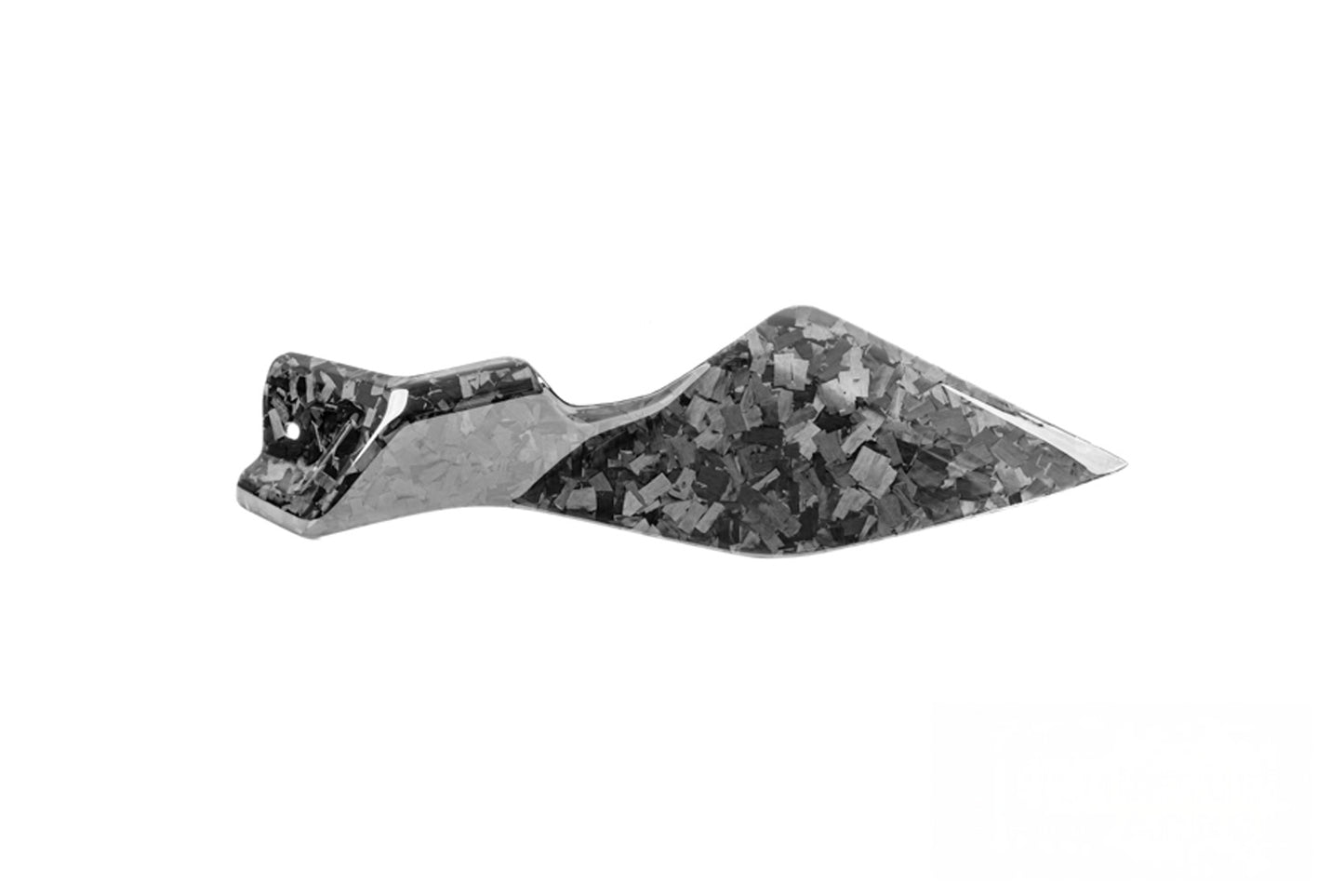 Ilmberger lower tank cover for BMW R 1300 GS Adventure - bottom left - Black Diamond Carbon - glossy