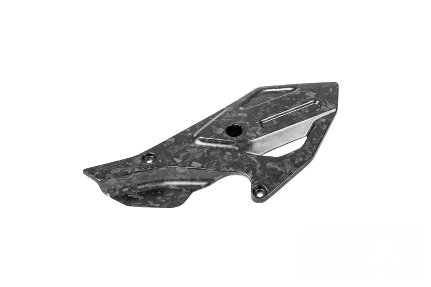 Ilmberger Heel guard R 1300 GS Adventure - left - Black Diamond Carbon - matt