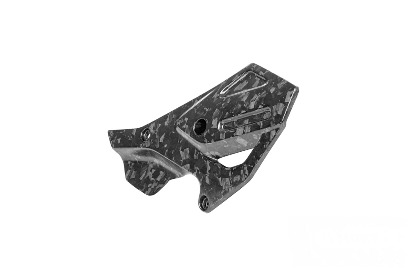 Ilmberger Heel guard R 1300 GS Adventure - left - Black Diamond Carbon - matt