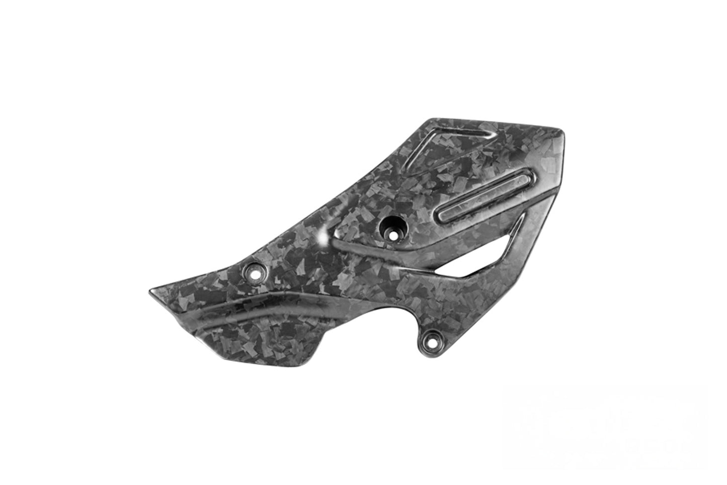 Ilmberger Heel guard R 1300 GS Adventure - left - Black Diamond Carbon - matt