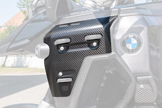 Ilmberger radiator cover with holes for bag mounts R 1300 GS Adv. - left - carbon - matt