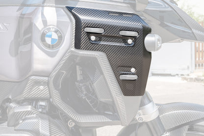 Ilmberger radiator cover with holes for bag mounts R 1300 GS Adv. - right - carbon - matt