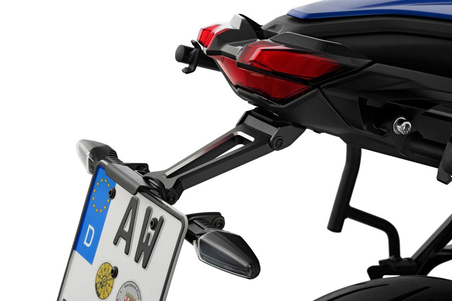 Number plate holder R 1300 R + RS (with central tail light) - black