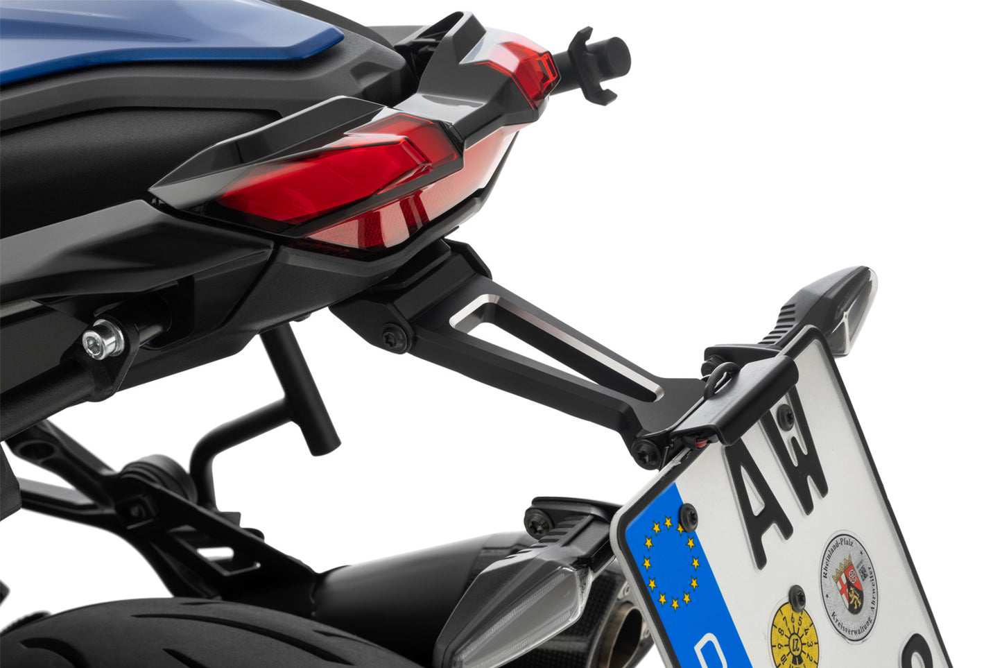 Number plate holder R 1300 R + RS (with central tail light) - black