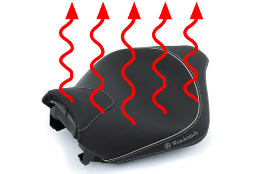 AKTIVKOMFORT Rider Seat with Smart Plug & Play Seat Heating R 1300 RT - low - black