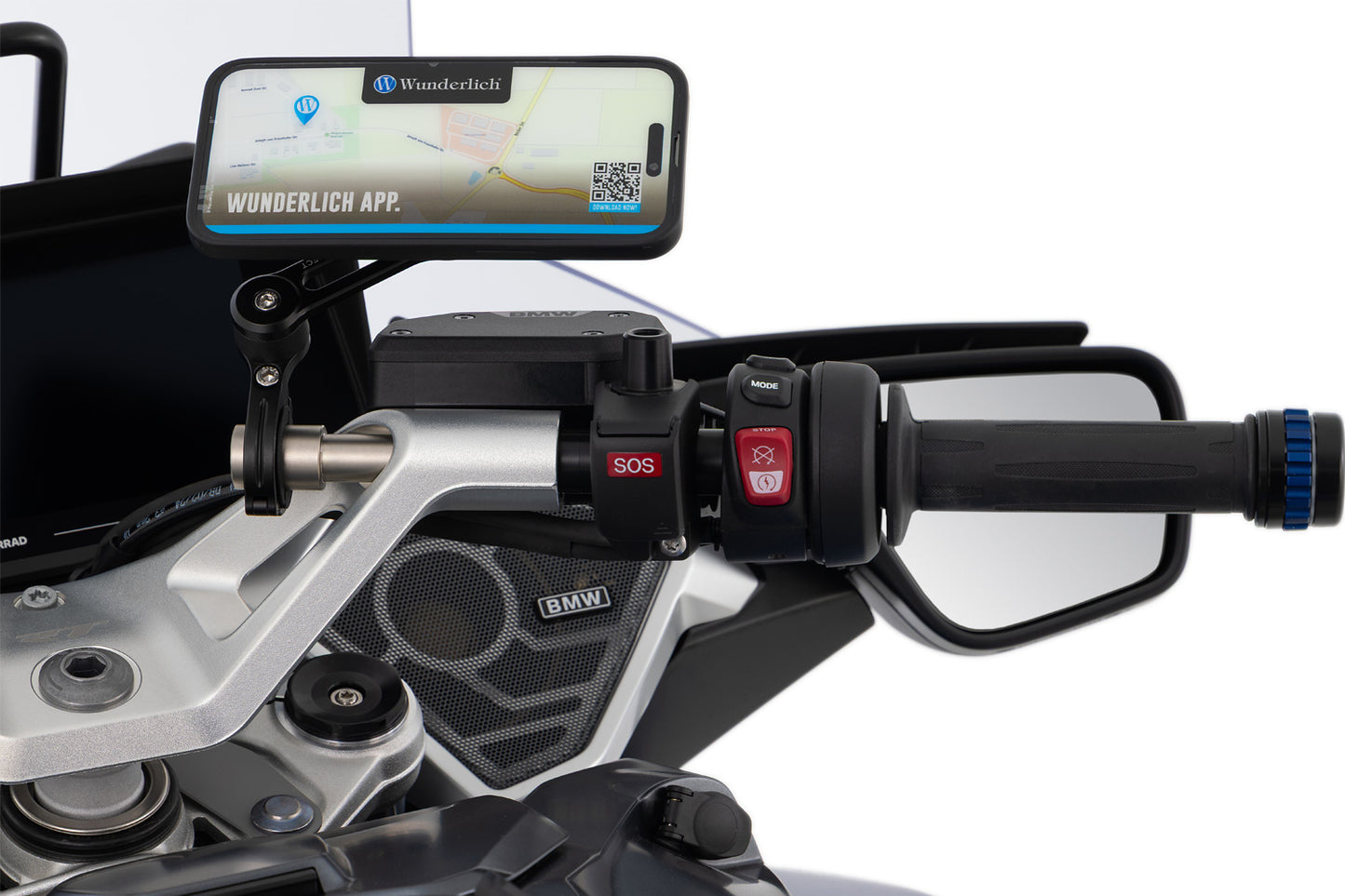 Clip-On Handlebar Adapter for 22 mm Smartphone Mount