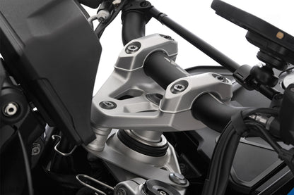 Handlebar Riser ERGO GS - 25mm - silver for Telelever models